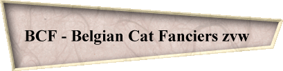 BCF - Belgian Cat Fanciers zvw  